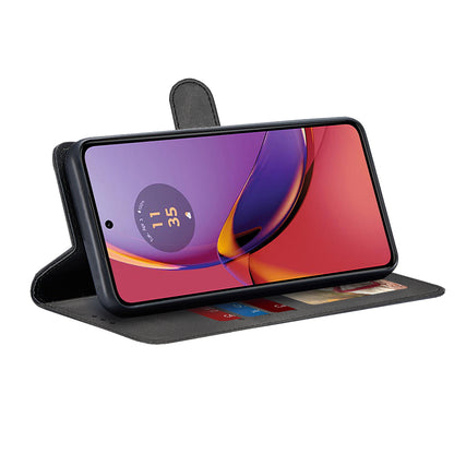 Θήκη για Motorola Moto G84, Techsuit, Diary Book, Μαύρη