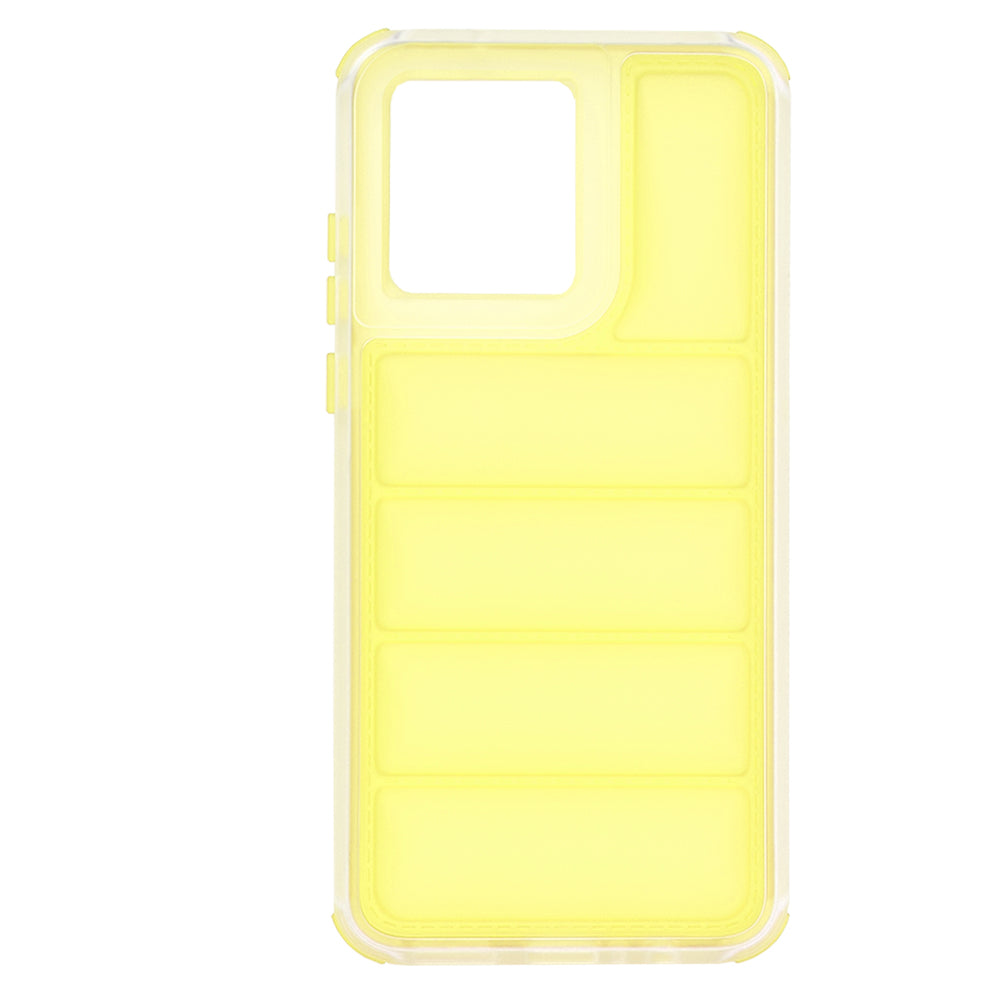 Θήκη για Motorola Moto G84, Techsuit, Wave Shield, Κίτρινη