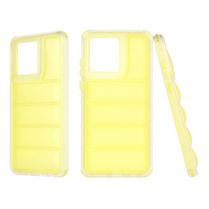 Θήκη για Motorola Moto G84, Techsuit, Wave Shield, Κίτρινη