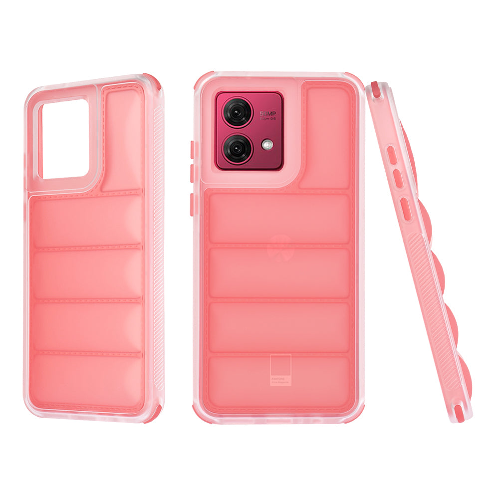 Θήκη για Motorola Moto G84, Techsuit, Wave Shield, Κόκκινο