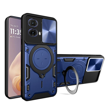 Case for Motorola Moto G85, Techsuit, CamGuard Pro, Blue
