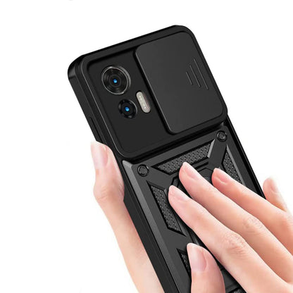 Case for Motorola Moto G85, Techsuit, CamShield, Black