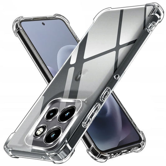 Θήκη για Motorola Moto G86 Power, Techsuit, Ανθεκτική σε Κρούσεις Διαφανής, Διάφανη