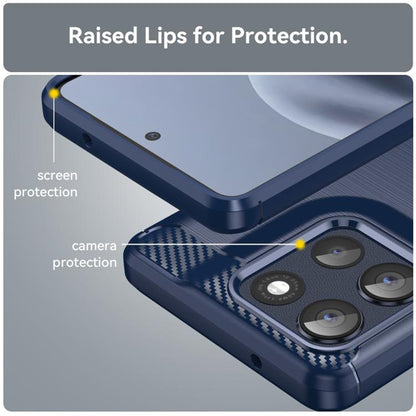 Case for Motorola Moto G86, Techsuit, Carbon, Blue