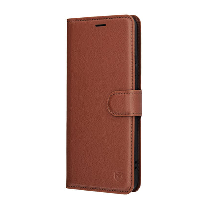 Θήκη για Motorola Moto G86, Techsuit, Leather Folio, Καφέ
