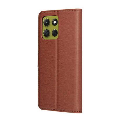 Θήκη για Motorola Moto G86, Techsuit, Leather Folio, Καφέ
