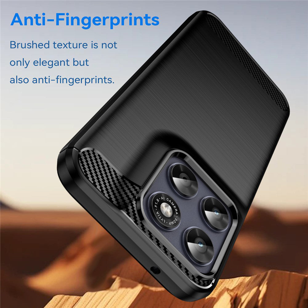 Θήκη για Motorola Moto G87, Techsuit, Carbon, Μαύρο