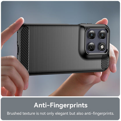 Θήκη για Motorola Moto G87, Techsuit, Carbon, Μαύρο
