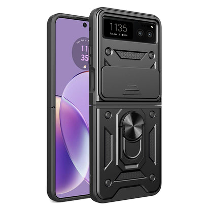 Θήκη για Motorola Razr 40, Techsuit, CamShield, Μαύρη