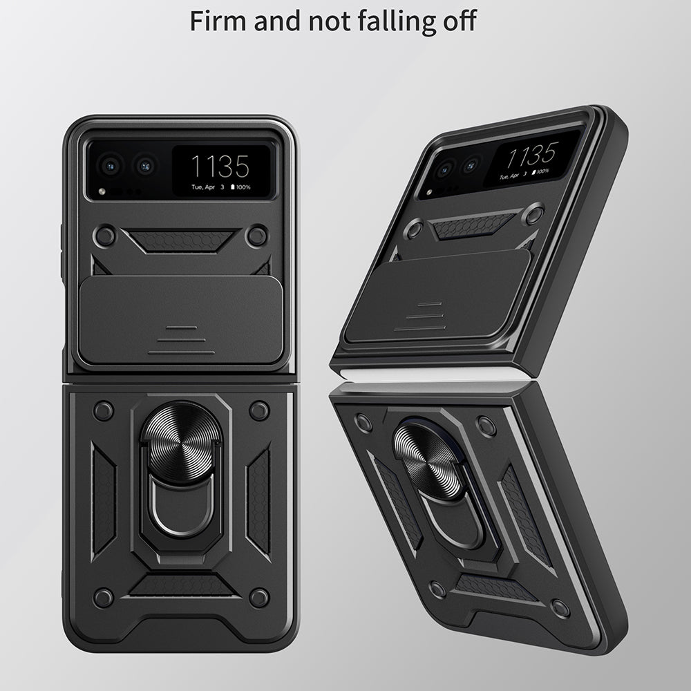 Θήκη για Motorola Razr 40, Techsuit, CamShield, Μαύρη