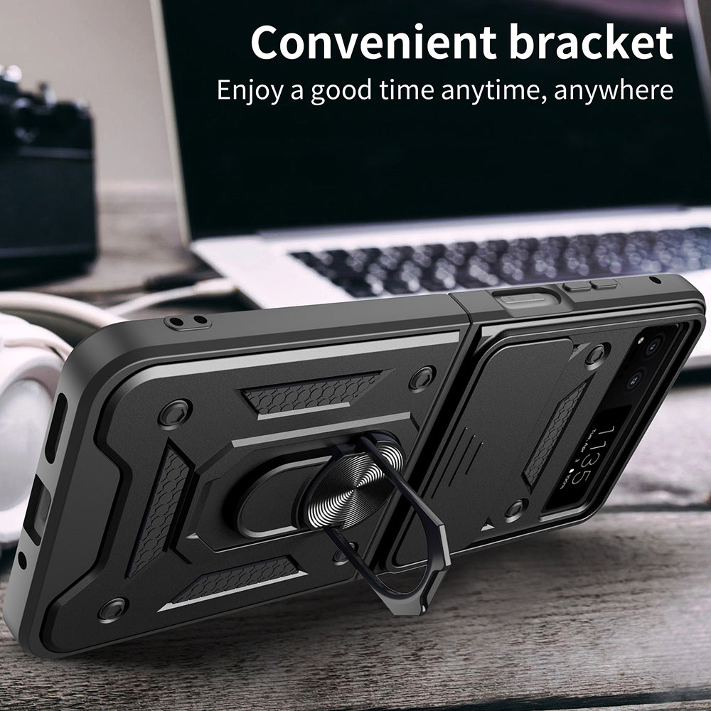 Θήκη για Motorola Razr 40, Techsuit, CamShield, Μαύρη