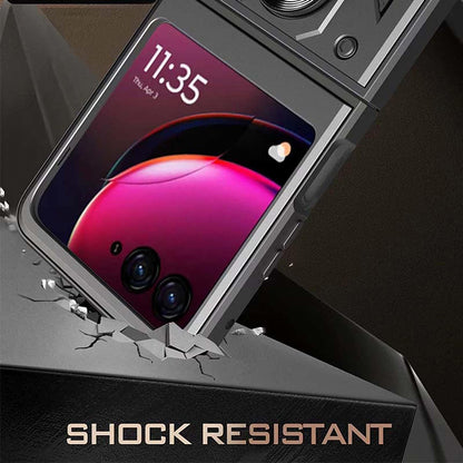 Case for Motorola Razr 60 / Razr 50, Techsuit, CamShield, Black