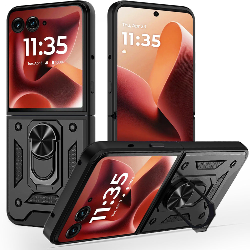 Θήκη για Motorola Razr 60 Ultra, Techsuit, CamShield, Μαύρη