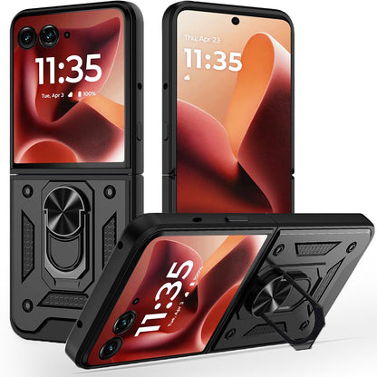 Θήκη για Motorola Razr 60 Ultra, Techsuit, CamShield, Μαύρη