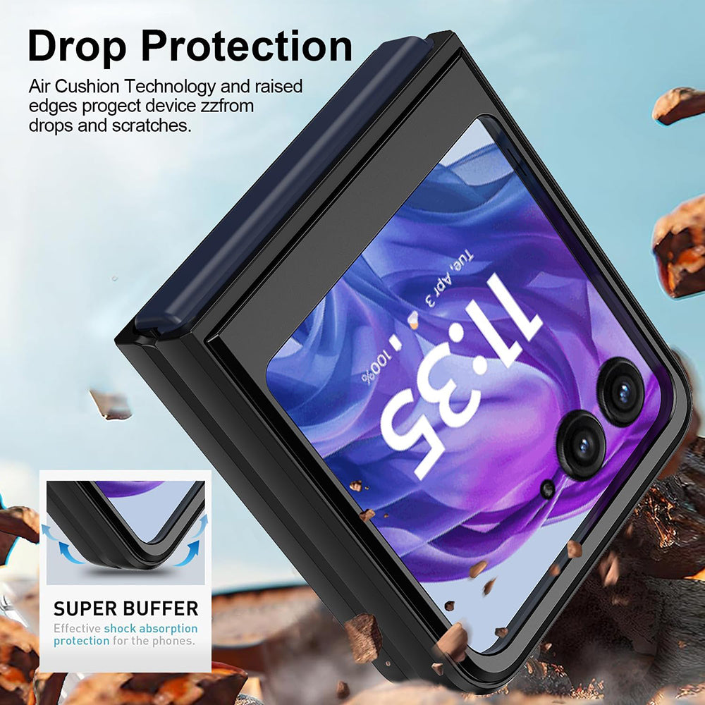 Θήκη για Motorola Razr 60 Ultra, Techsuit, CamShield, Μαύρη