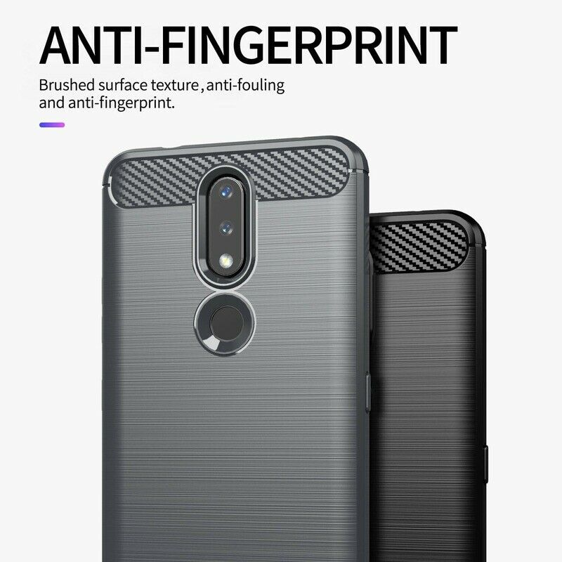 Case for Nokia 2.4, Techsuit, Carbon, Black