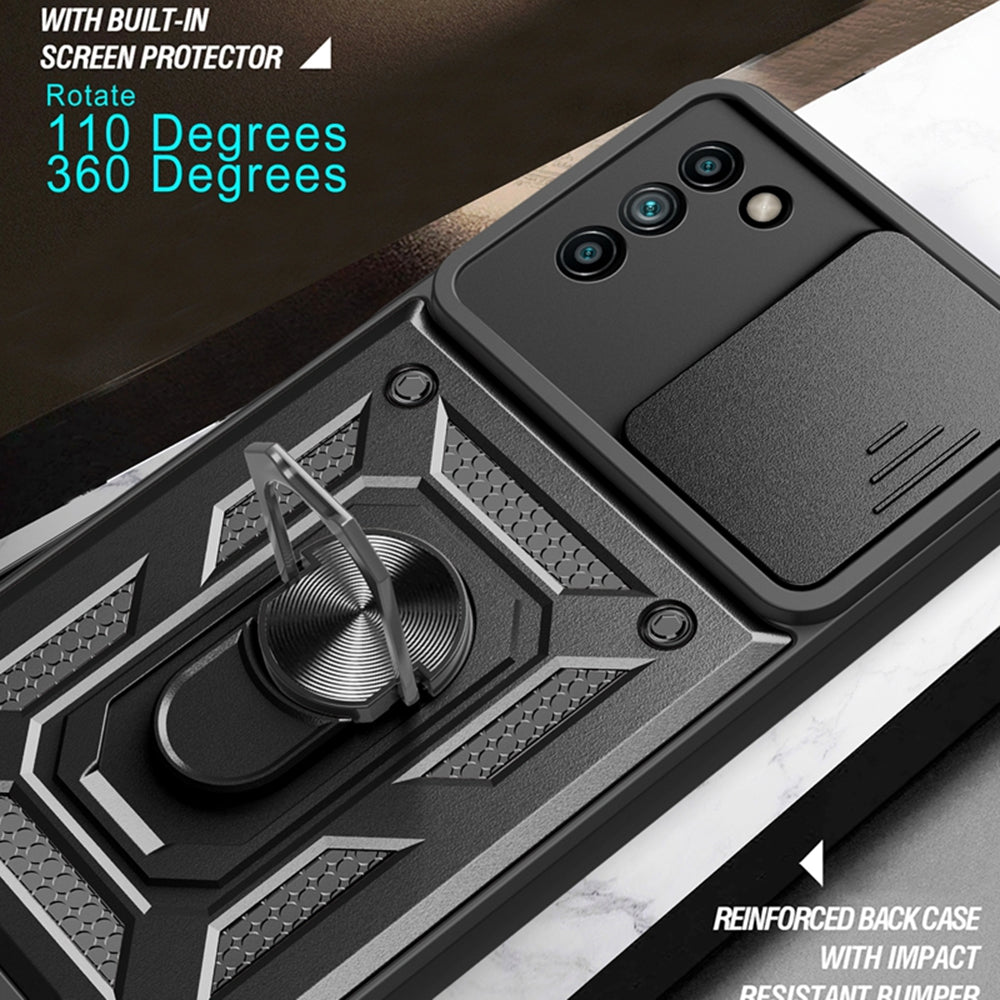 Case for Nokia G22, Techsuit, CamShield, Black