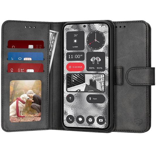 Θήκη για Nothing Phone (2), Techsuit, Diary Book, Μαύρο