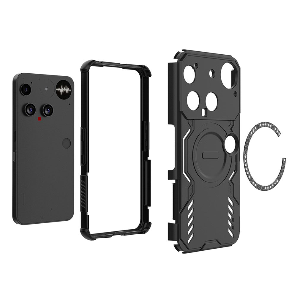 Θήκη MagSafe για Nothing Phone (3), Techsuit, ArmorMag, Μαύρο