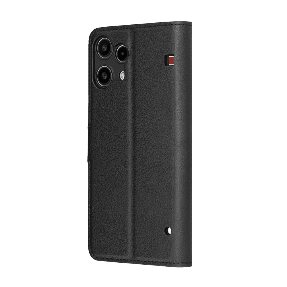 Θήκη για Nothing Phone (3a) Lite, Techsuit, Leather Folio, Μαύρη