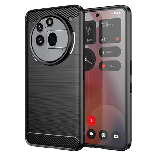 Θήκη για Nothing Phone (3a) Pro, Techsuit, Carbon, Μαύρο