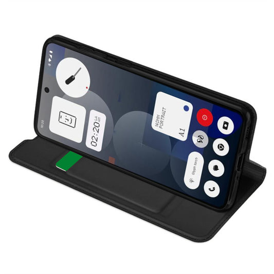 Θήκη για Nothing Phone (3a) Pro, Techsuit, Magskin Book, Μαύρη