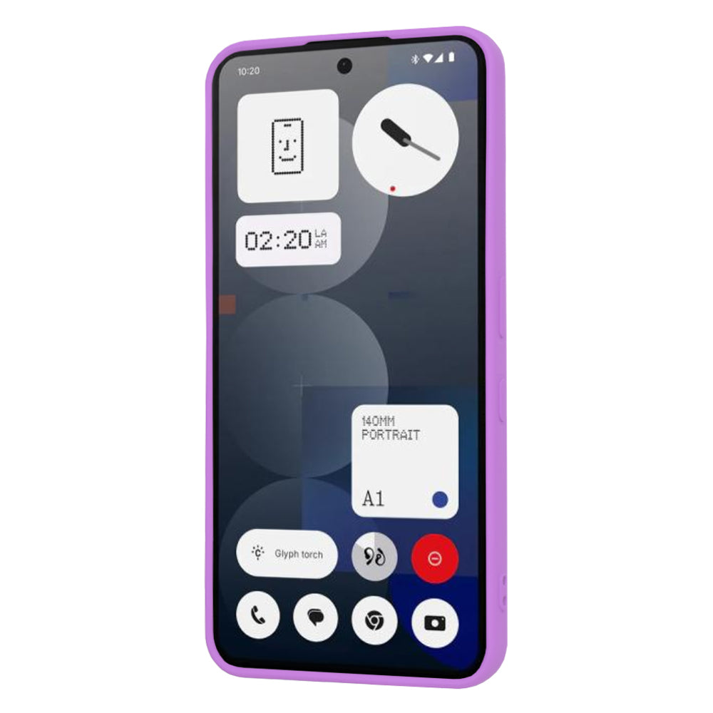 Case for Nothing Phone (3a) Pro, Techsuit, SoftFlex, Purple