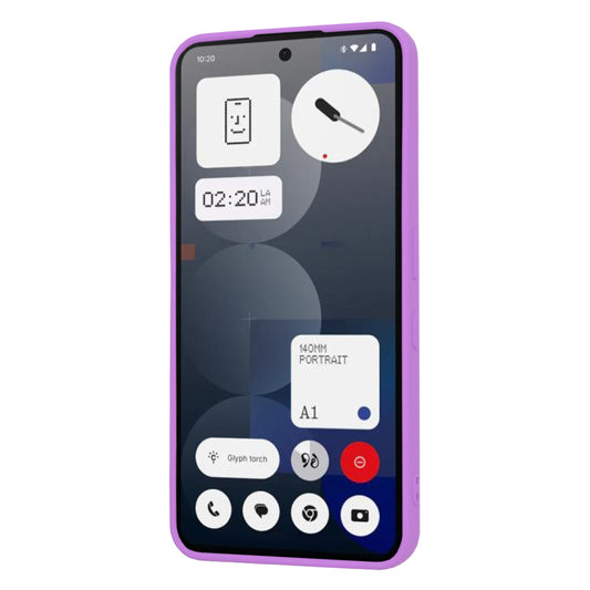 Case for Nothing Phone (3a) Pro, Techsuit, SoftFlex, Purple