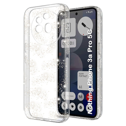 Θήκη για Nothing Phone (3a) Pro, Techsuit, SparkleSkin, Διαφανής