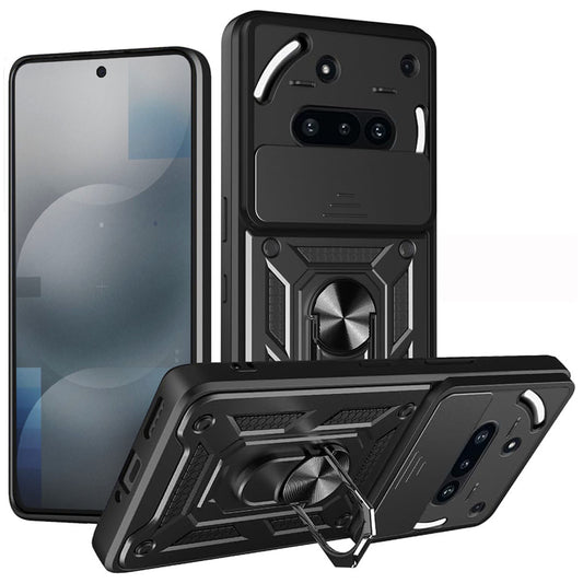 Θήκη για Nothing Phone (3a), Techsuit, CamShield, Μαύρο