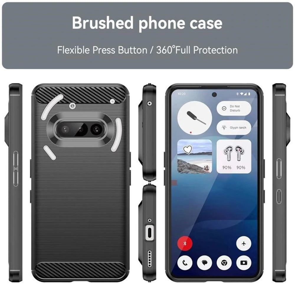 Θήκη για Nothing Phone (3a), Techsuit, Carbon, Μπλε