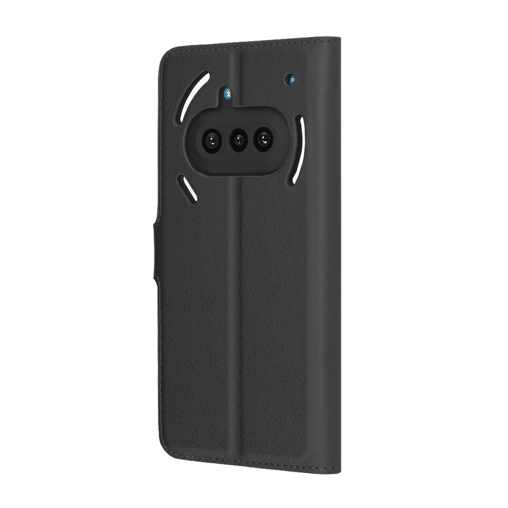 Θήκη για Nothing Phone (3a), Techsuit, Leather Folio, Μαύρη