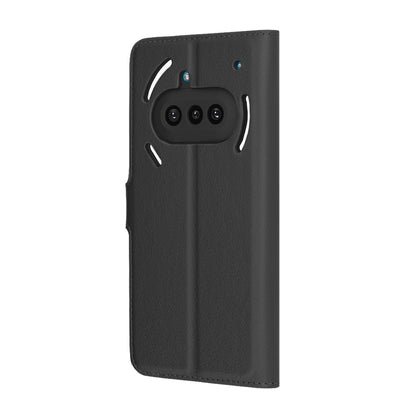 Θήκη για Nothing Phone (3a), Techsuit, Leather Folio, Μαύρη