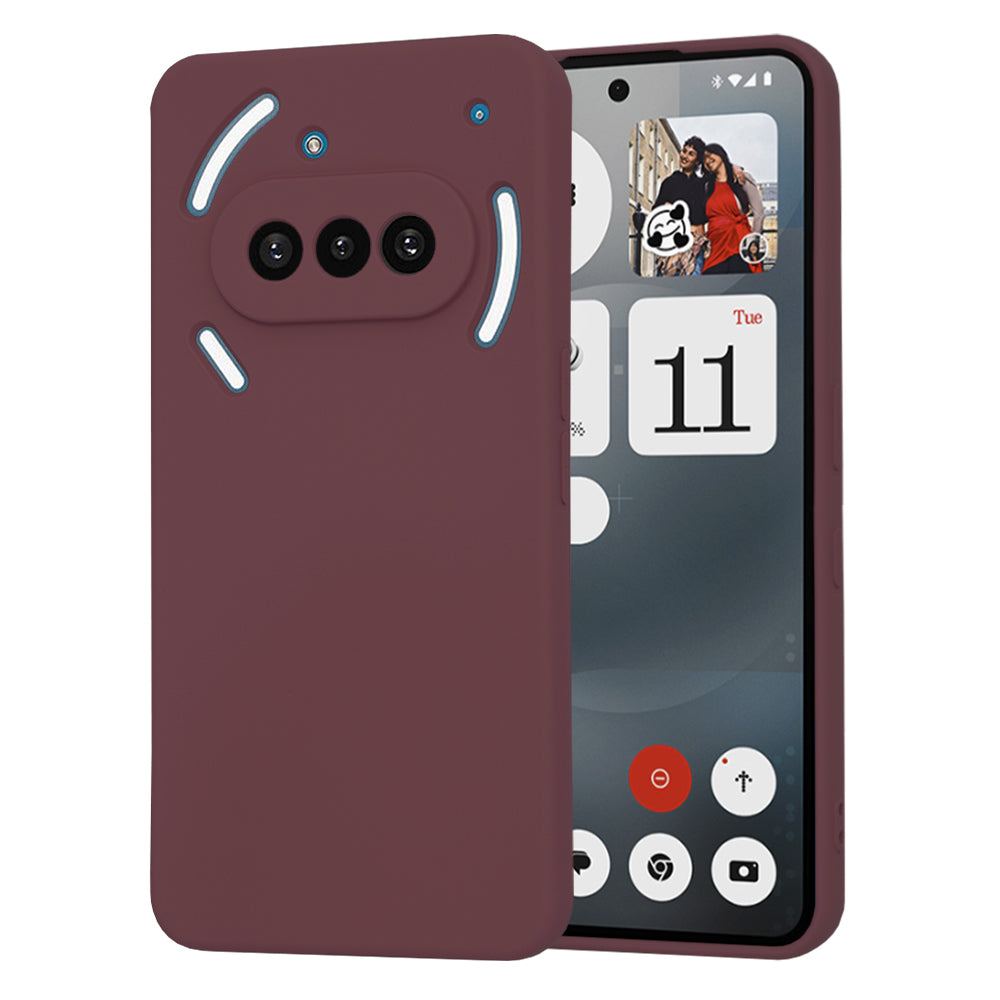 Θήκη για Nothing Phone (3a), Techsuit, SoftFlex, Βυσσινί