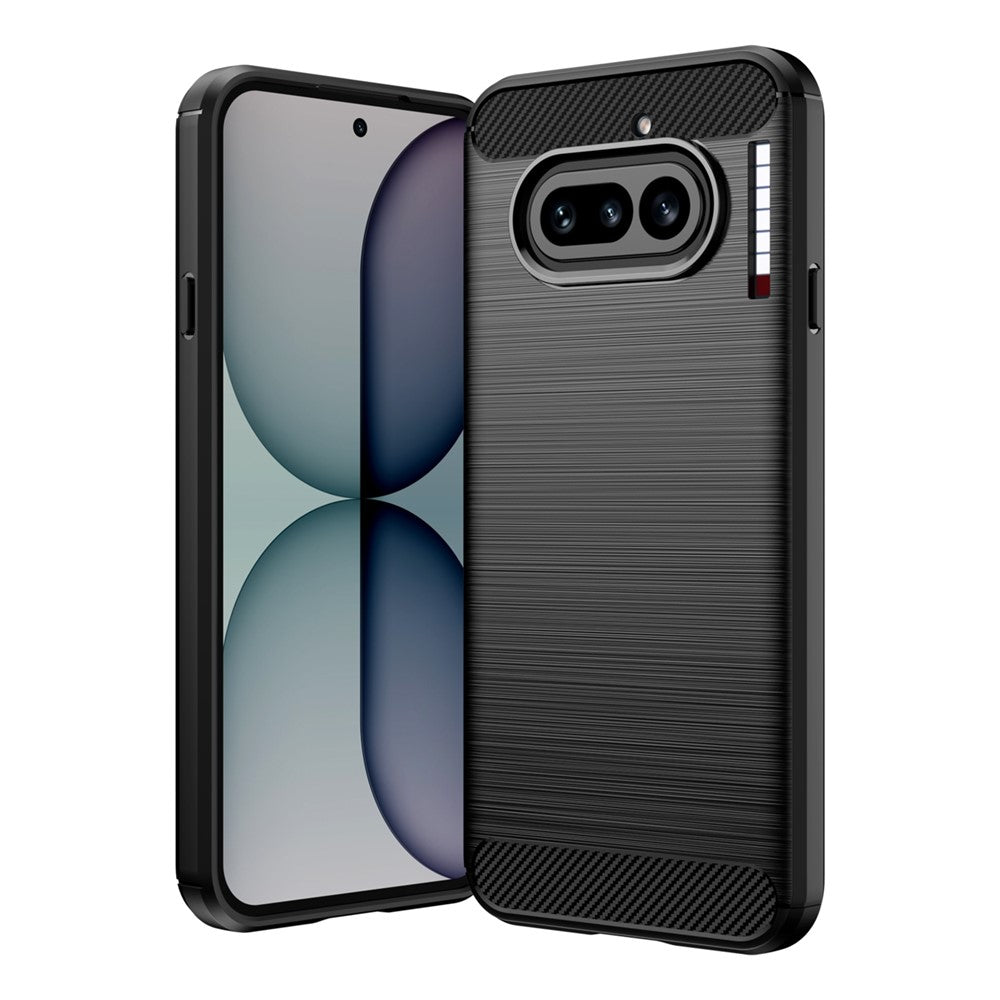 Θήκη για Nothing Phone (4a), Techsuit, Καρμπόν, Μαύρη