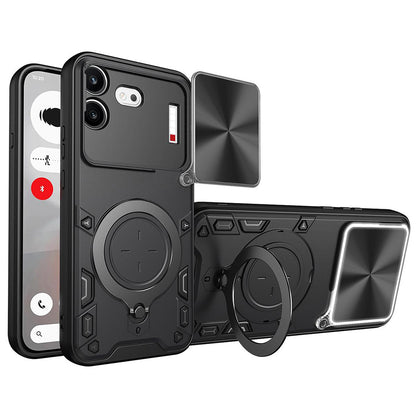 Case for Nothing Phone (4b), Techsuit, CamGuard Pro, Black