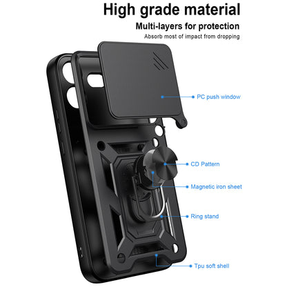 Θήκη για Nothing Phone (4b), Techsuit, CamShield, Μαύρο