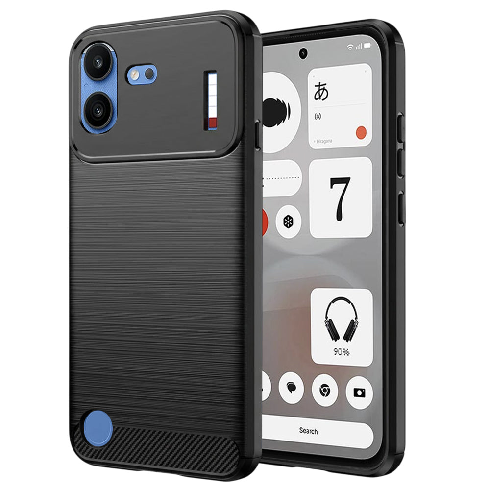 Θήκη για Nothing Phone (4b), Techsuit, Carbon, Μαύρο