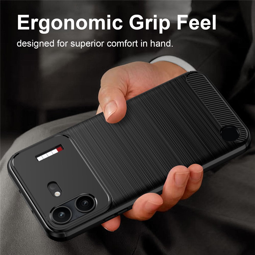 Θήκη για Nothing Phone (4b), Techsuit, Carbon, Μαύρο