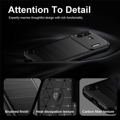 Θήκη για Nothing Phone (4b), Techsuit, Carbon, Μαύρο