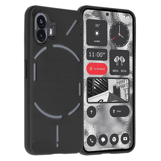 Θήκη για Nothing Phone (2), Techsuit, Carbon, Μαύρο