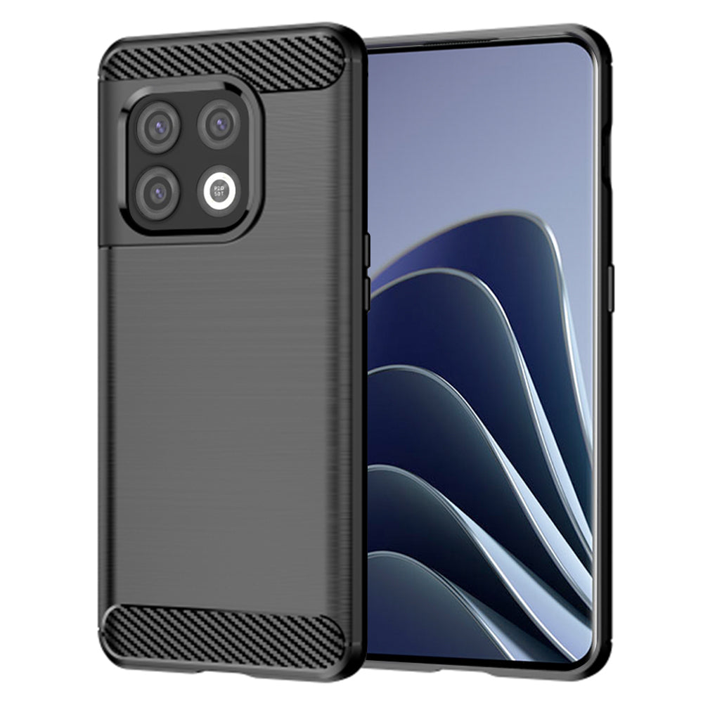 Θήκη για OnePlus 10 Pro, Techsuit, Carbon, Μαύρο