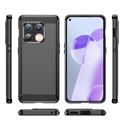 Θήκη για OnePlus 10 Pro, Techsuit, Carbon, Μαύρο