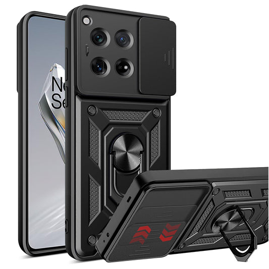 Θήκη για OnePlus 12, Techsuit, CamShield, Μαύρο