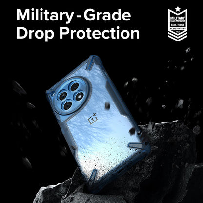 Case for OnePlus 12R, Ringke, Fusion X, Blue