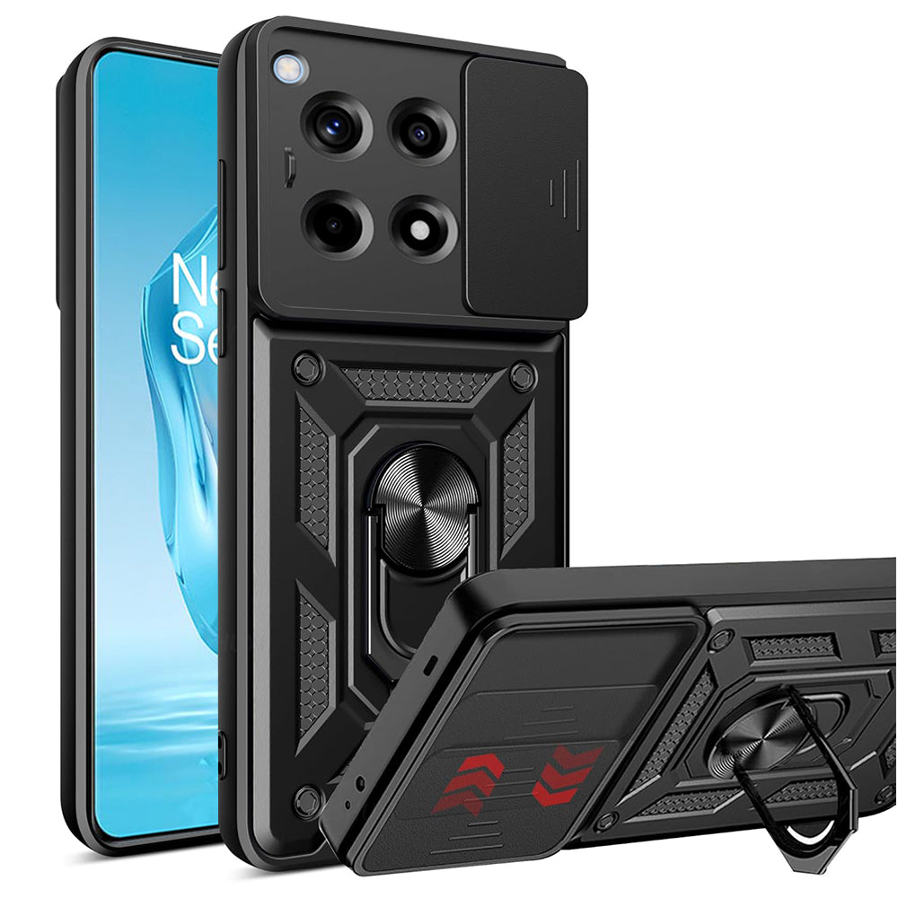 Θήκη για OnePlus 12R, Techsuit, CamShield, Μαύρη