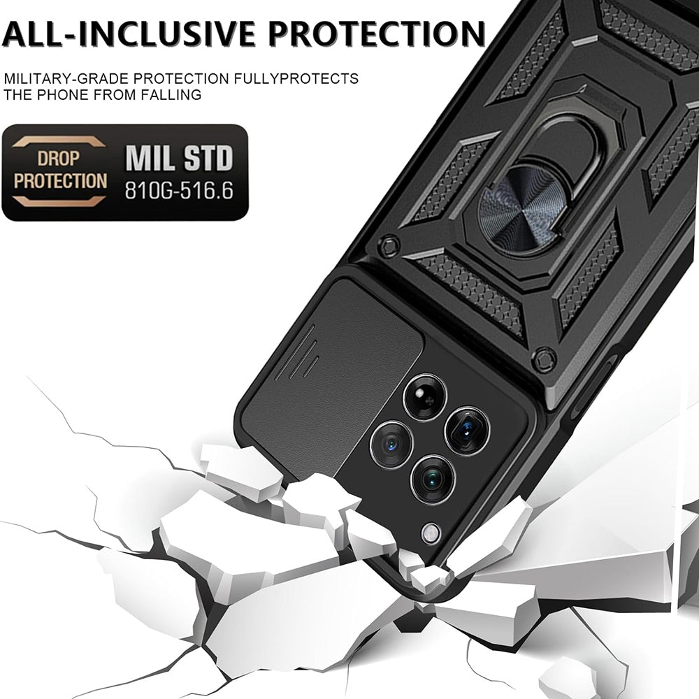 Θήκη για OnePlus 12R, Techsuit, CamShield, Μαύρη