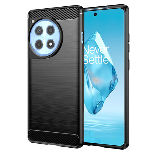 Θήκη για OnePlus 12R, Techsuit, Carbon, Μαύρη
