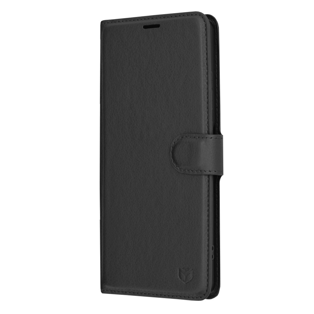 Θήκη για OnePlus 12R, Techsuit, Leather Folio, Μαύρη