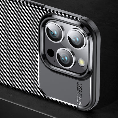 Case for OnePlus 13R, Techsuit, CarbonFiber, Black